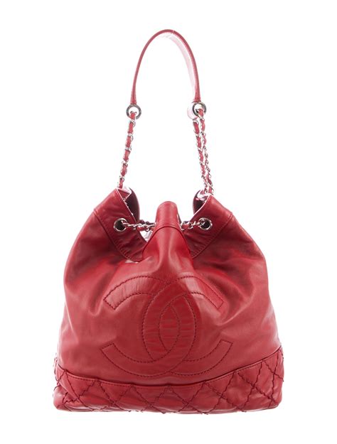 Chanel Surpique Bucket Bag 